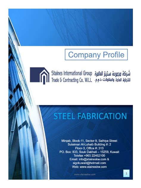 metal fabrication company profile|welding company profile pdf.